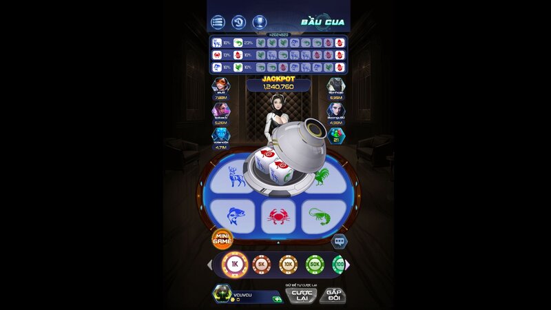 Hướng dẫn chơi Bầu Cua WIN79 chi tiết