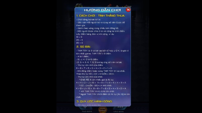 Hướng dẫn chơi Cào Tố WIN79 chi tiết