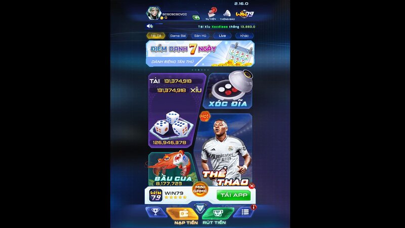 Cổng game WIN79 đẳng cấp quốc tế